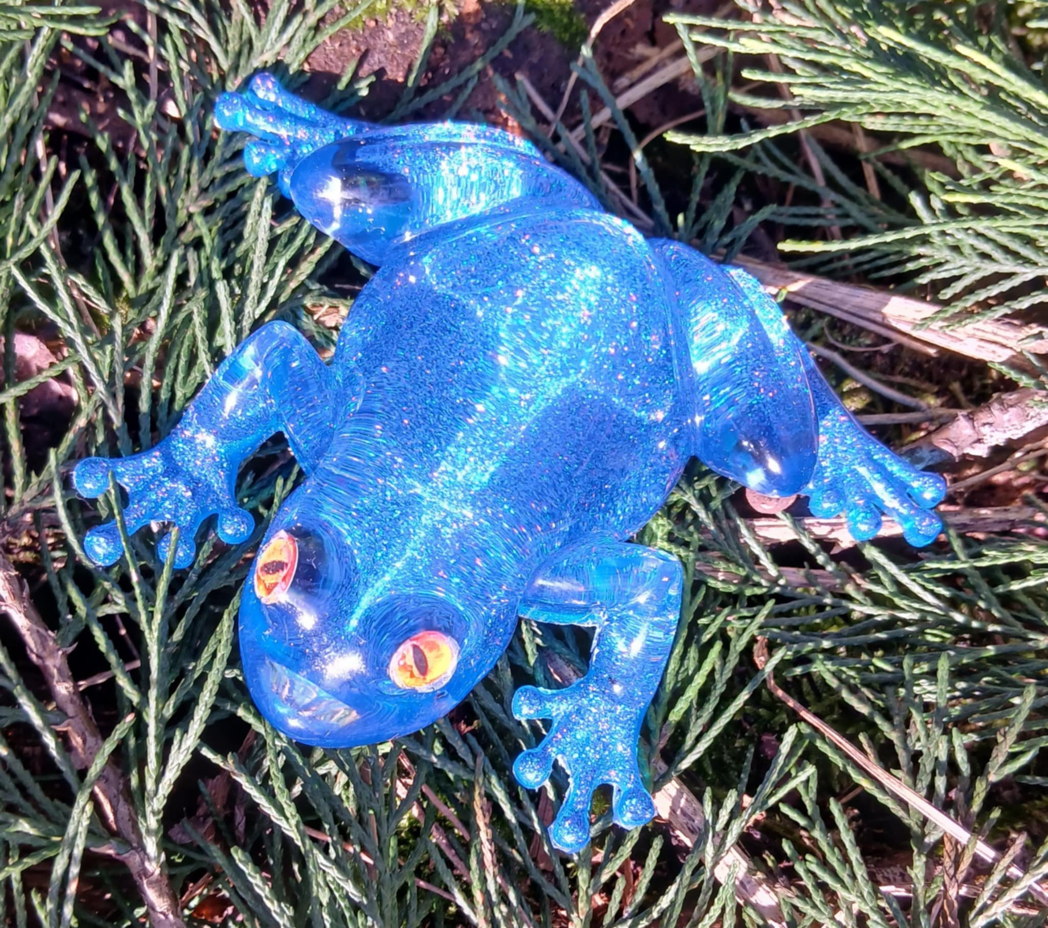 Grenouille bleu