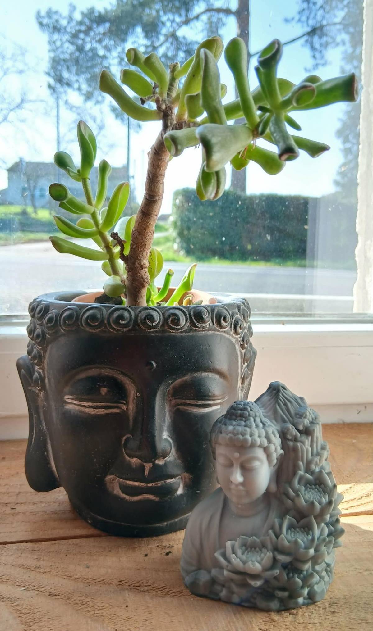 Statue Bouddha lotus