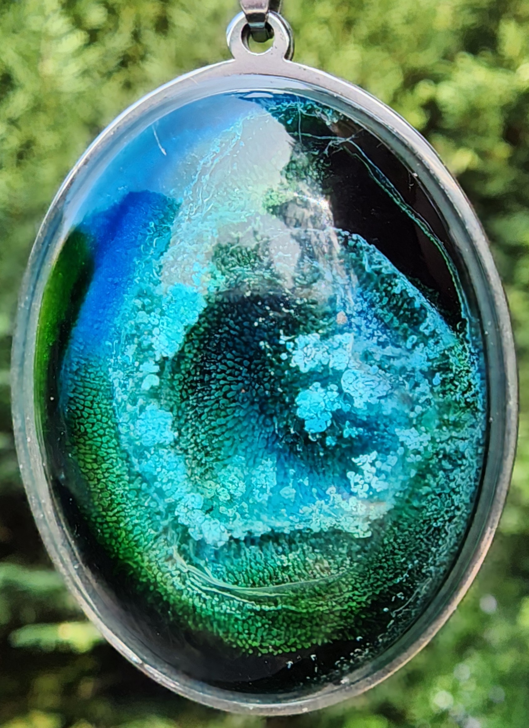 Pendentif spirale océan