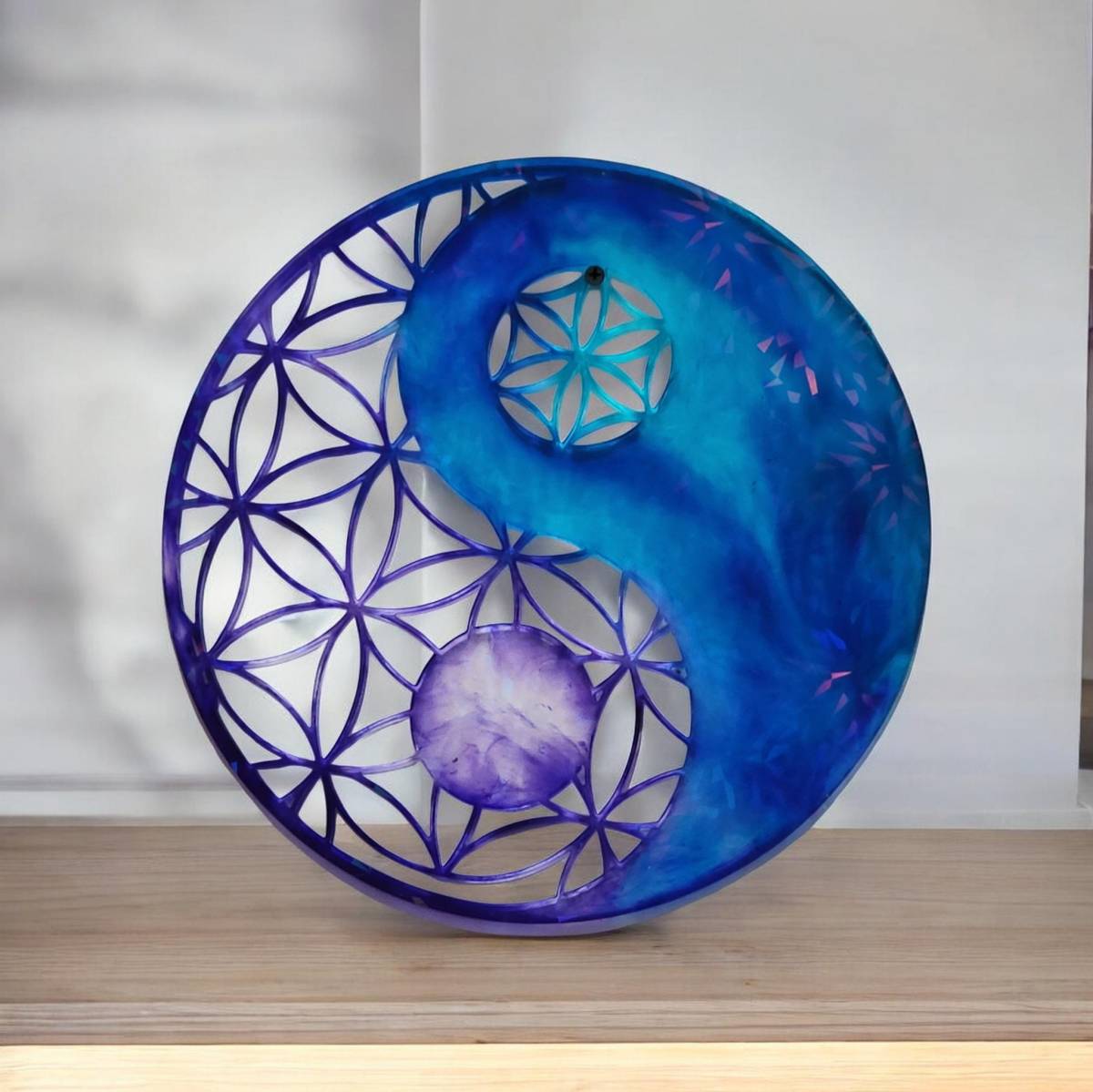 Yin Yang - fleur de vie 30cm